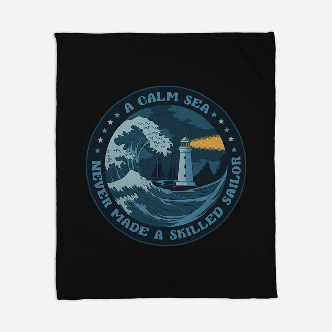 Calm Sea-None-Fleece-Blanket-tobefonseca