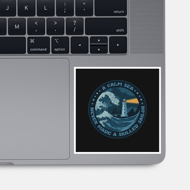 Calm Sea-None-Glossy-Sticker-tobefonseca