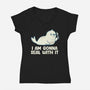 I Am Gonna Seal With It-Womens-V-Neck-Tee-tobefonseca