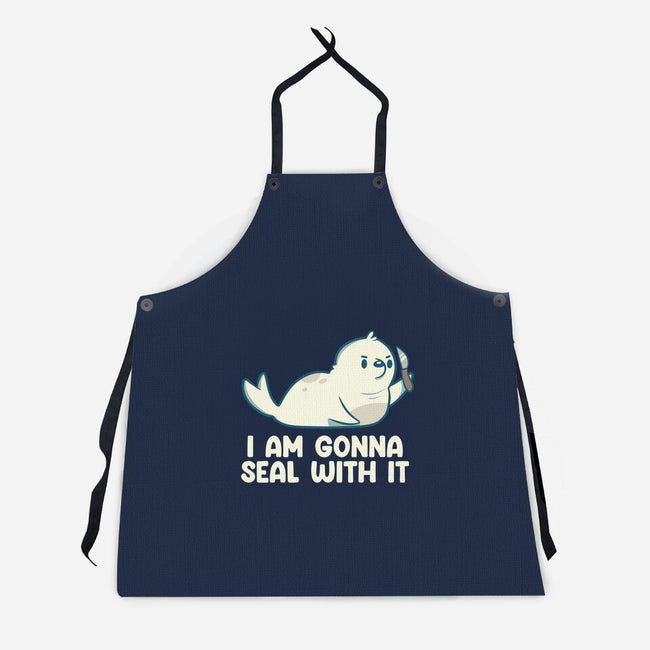 I Am Gonna Seal With It-Unisex-Kitchen-Apron-tobefonseca
