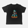 We Are All Mad Here Van Gogh-Baby-Basic-Tee-tobefonseca