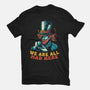 We Are All Mad Here Van Gogh-Womens-Fitted-Tee-tobefonseca