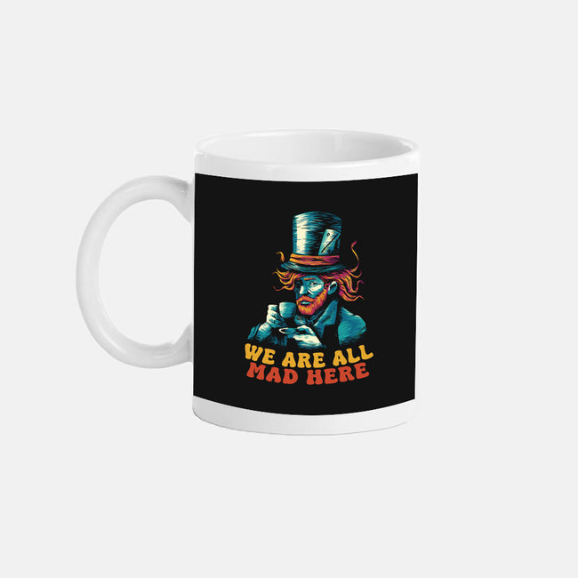 We Are All Mad Here Van Gogh-None-Mug-Drinkware-tobefonseca