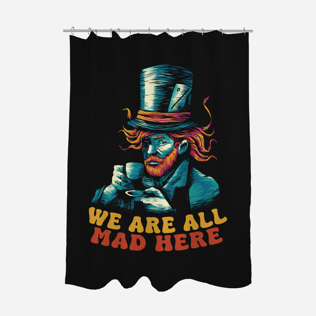 We Are All Mad Here Van Gogh-None-Polyester-Shower Curtain-tobefonseca