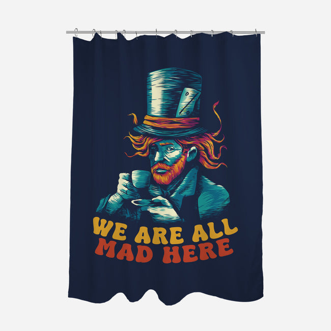 We Are All Mad Here Van Gogh-None-Polyester-Shower Curtain-tobefonseca