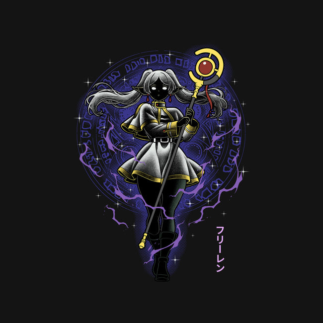 The Eternal Mage Shadow Line-Art-Youth-Pullover-Sweatshirt-Astrobot Invention
