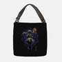 The Eternal Mage Shadow Line-Art-None-Adjustable Tote-Bag-Astrobot Invention