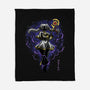 The Eternal Mage Shadow Line-Art-None-Fleece-Blanket-Astrobot Invention