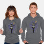 The Eternal Mage Shadow Line-Art-Unisex-Pullover-Sweatshirt-Astrobot Invention