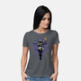 The Eternal Mage Shadow Line-Art-Womens-Basic-Tee-Astrobot Invention