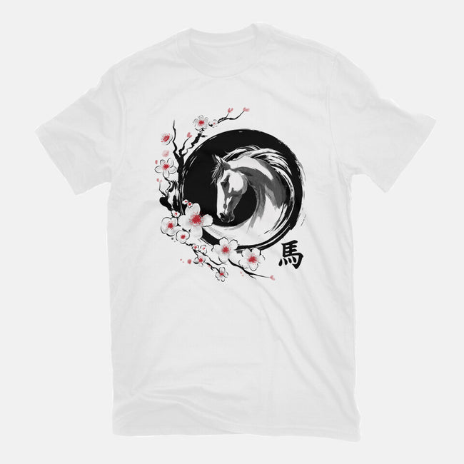 Year Of The Horse-Womens-Fitted-Tee-DrMonekers