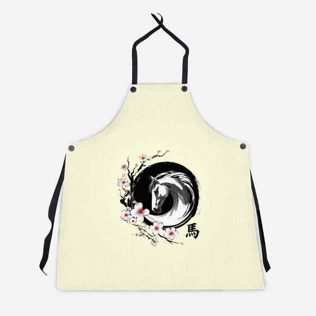 Year Of The Horse-Unisex-Kitchen-Apron-DrMonekers