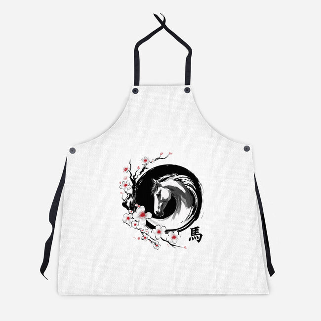 Year Of The Horse-Unisex-Kitchen-Apron-DrMonekers