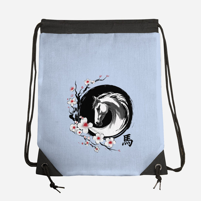 Year Of The Horse-None-Drawstring-Bag-DrMonekers
