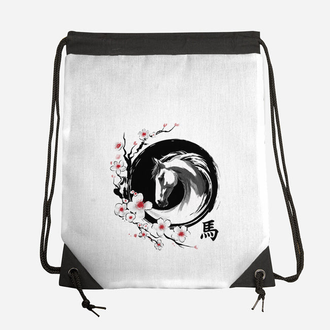 Year Of The Horse-None-Drawstring-Bag-DrMonekers