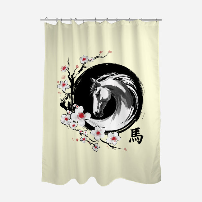 Year Of The Horse-None-Polyester-Shower Curtain-DrMonekers