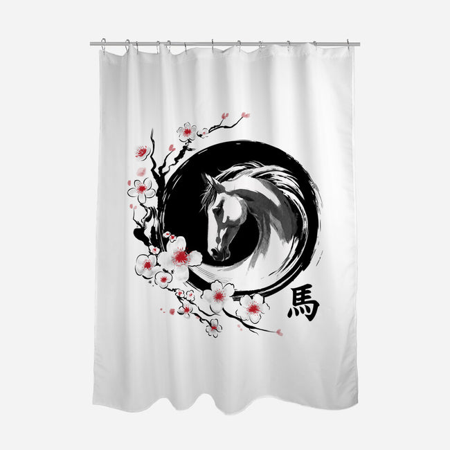 Year Of The Horse-None-Polyester-Shower Curtain-DrMonekers