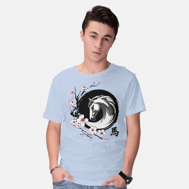 Year Of The Horse-Mens-Basic-Tee-DrMonekers