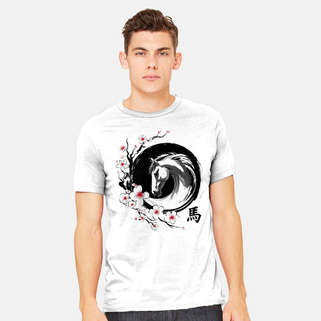 Year Of The Horse-Mens-Heavyweight-Tee-DrMonekers