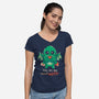 You Are My Sacrifice Valentine-Womens-V-Neck-Tee-eduely
