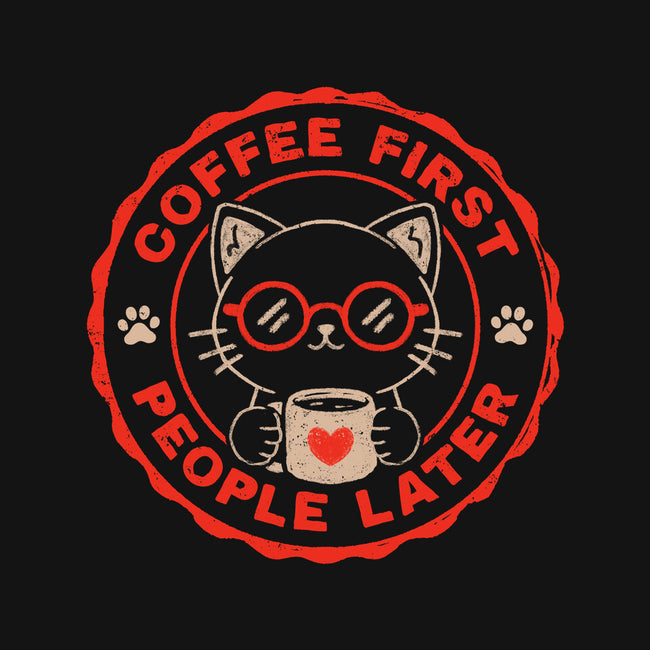 Coffee First People Later-Youth-Basic-Tee-koalastudio