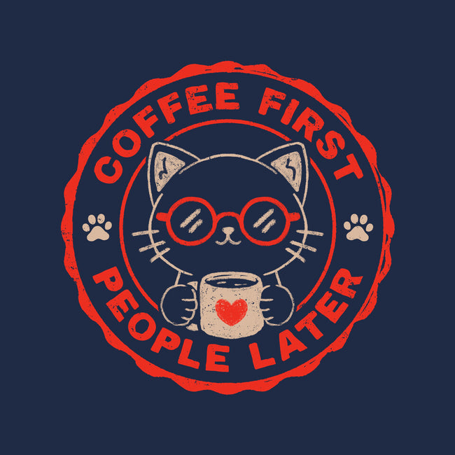 Coffee First People Later-Unisex-Pullover-Sweatshirt-koalastudio