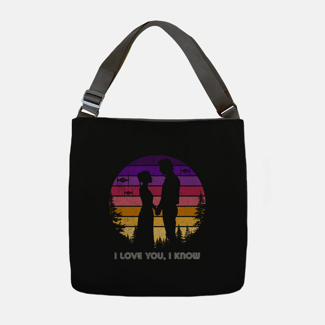 I Know That I Love You-None-Adjustable Tote-Bag-DrMonekers
