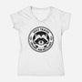 Organic And Recyclable-Womens-V-Neck-Tee-tobefonseca