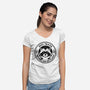 Organic And Recyclable-Womens-V-Neck-Tee-tobefonseca