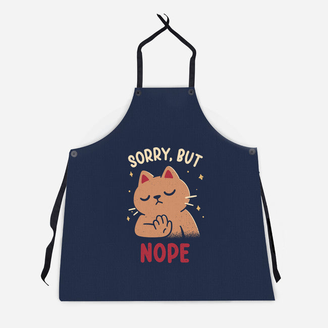 Sorry But Nope-Unisex-Kitchen-Apron-rarpoint
