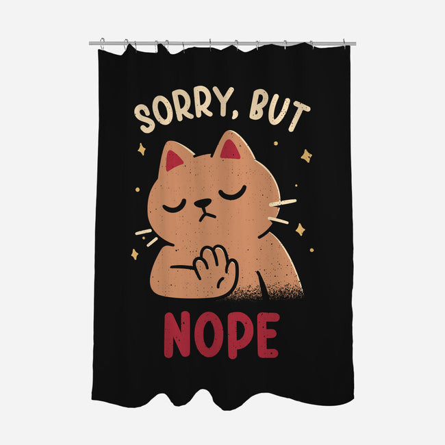 Sorry But Nope-None-Polyester-Shower Curtain-rarpoint