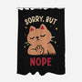 Sorry But Nope-None-Polyester-Shower Curtain-rarpoint