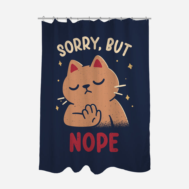 Sorry But Nope-None-Polyester-Shower Curtain-rarpoint