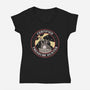 Certified Treasure Hunter-Womens-V-Neck-Tee-rarpoint