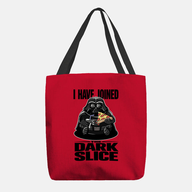 Joined Dark Slice-None-Basic Tote-Bag-fanfabio