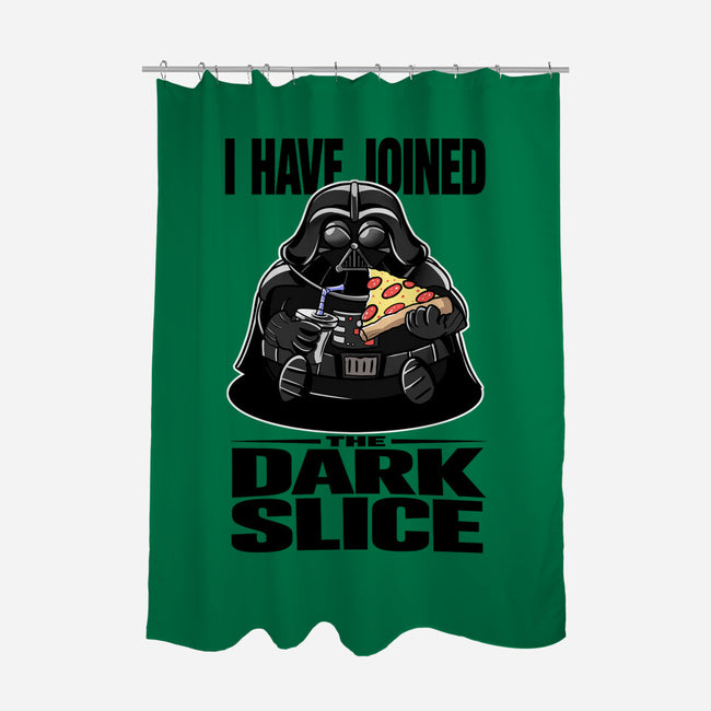 Joined Dark Slice-None-Polyester-Shower Curtain-fanfabio