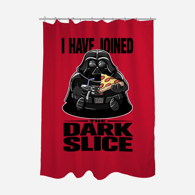 Joined Dark Slice-None-Polyester-Shower Curtain-fanfabio