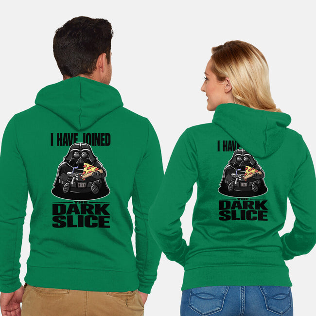 Joined Dark Slice-Unisex-Zip-Up-Sweatshirt-fanfabio