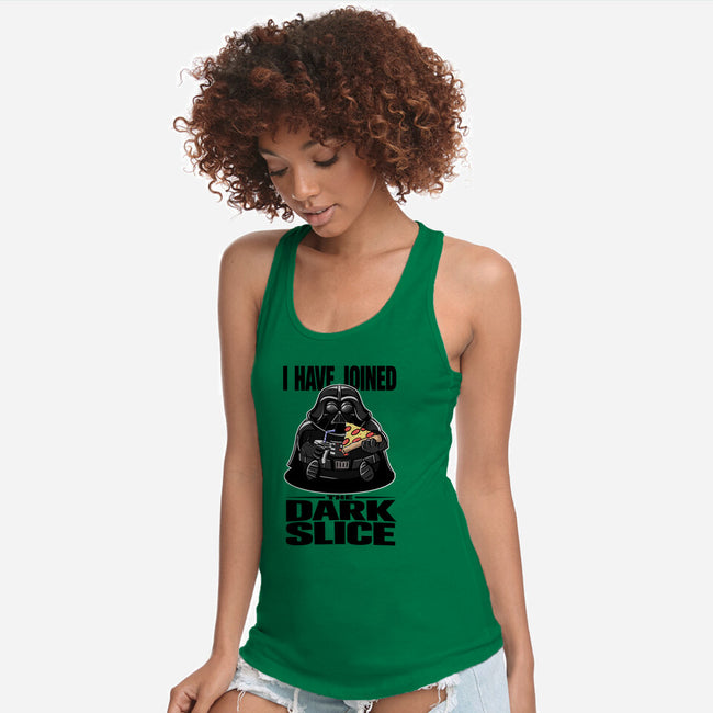 Joined Dark Slice-Womens-Racerback-Tank-fanfabio