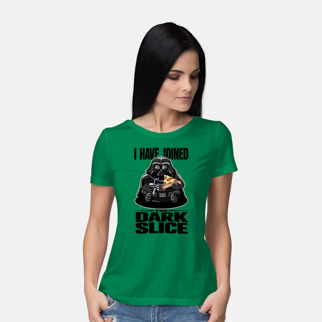 Joined Dark Slice-Womens-Basic-Tee-fanfabio