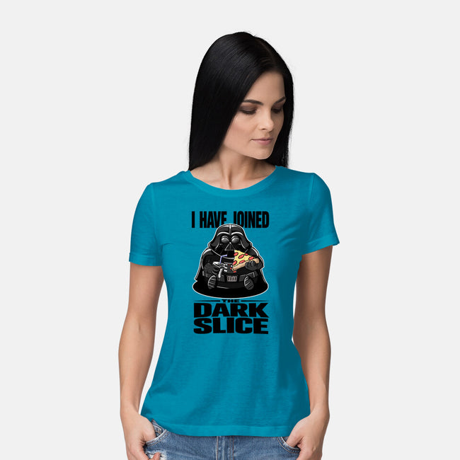 Joined Dark Slice-Womens-Basic-Tee-fanfabio
