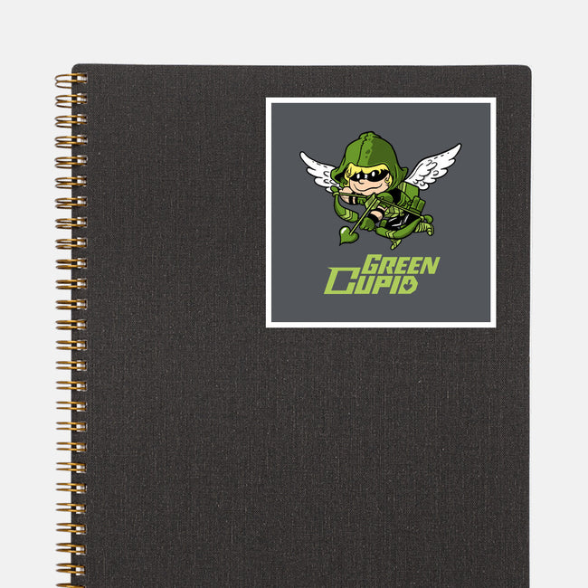 Green Cupid-None-Glossy-Sticker-imisko