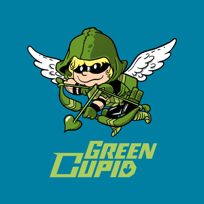 Green Cupid-Womens-Fitted-Tee-imisko