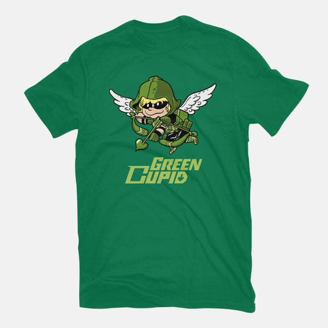 Green Cupid-Mens-Heavyweight-Tee-imisko