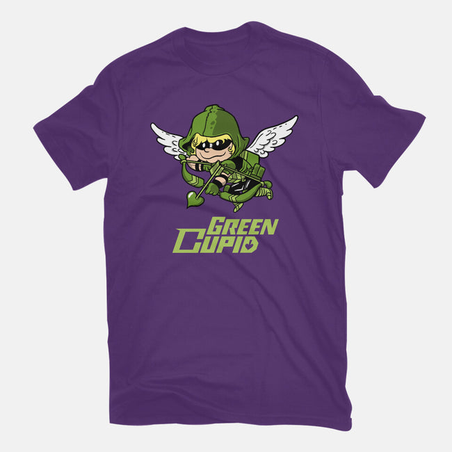 Green Cupid-Womens-Fitted-Tee-imisko