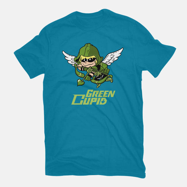 Green Cupid-Mens-Heavyweight-Tee-imisko