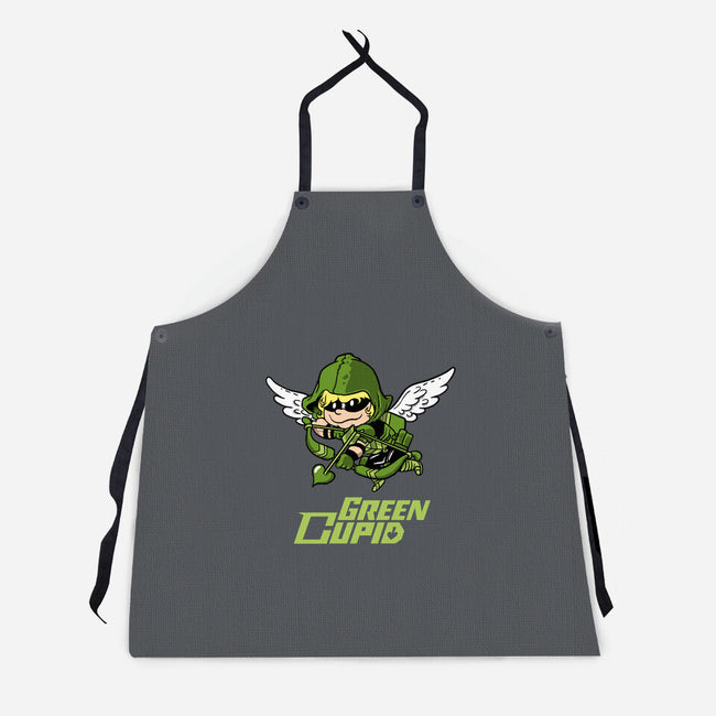 Green Cupid-Unisex-Kitchen-Apron-imisko