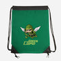Green Cupid-None-Drawstring-Bag-imisko