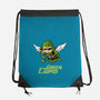 Green Cupid-None-Drawstring-Bag-imisko