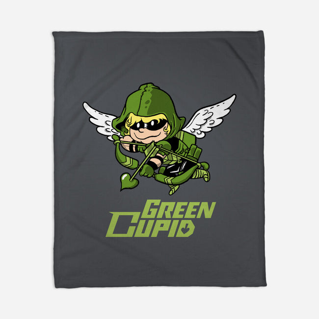 Green Cupid-None-Fleece-Blanket-imisko